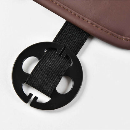 Luxus SeatSkin™ Housses de Siège sur Mesure en Similicuir – Motif Losange Beige Crème