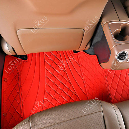 Tapis de Sol 3D sur Mesure Premium Luxus – Motif Hybride Rouge Ferrari