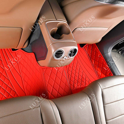 Tapis de Sol 3D sur Mesure Premium Luxus – Motif Hybride Rouge Ferrari