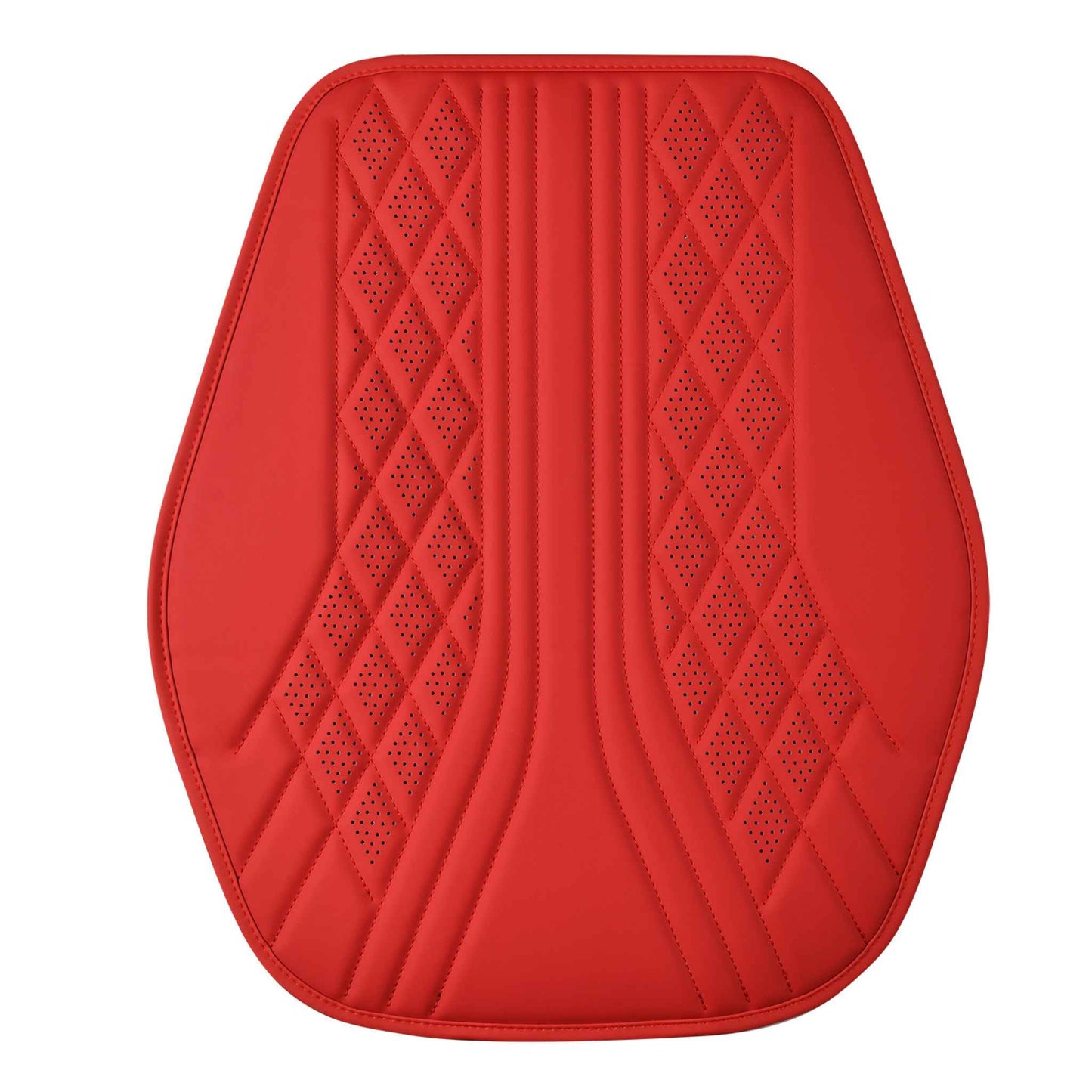 Luxus SeatSkin™ Housses de Siège sur Mesure en Similicuir – Motif Hybride Noir
