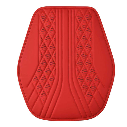 Luxus SeatSkin™ Housses de Siège sur Mesure en Similicuir – Motif Hybride Noir