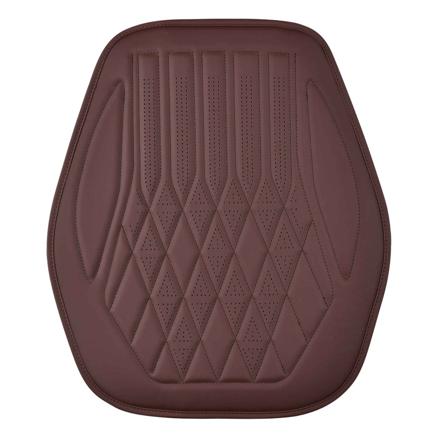 Luxus SeatSkin™ Housses de Siège sur Mesure en Similicuir – Motif Losange Rouge Ferrari