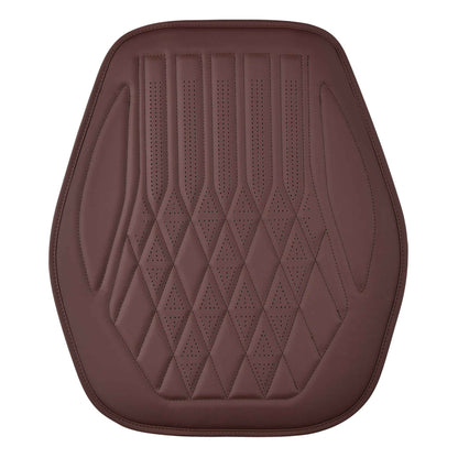 Luxus SeatSkin™ Housses de Siège sur Mesure en Similicuir – Motif Losange Noir Onyx