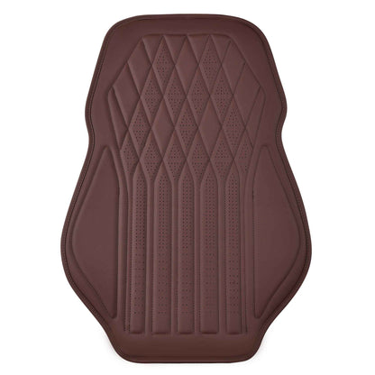 Luxus SeatSkin™ Housses de Siège sur Mesure en Similicuir – Motif Losange Beige Crème