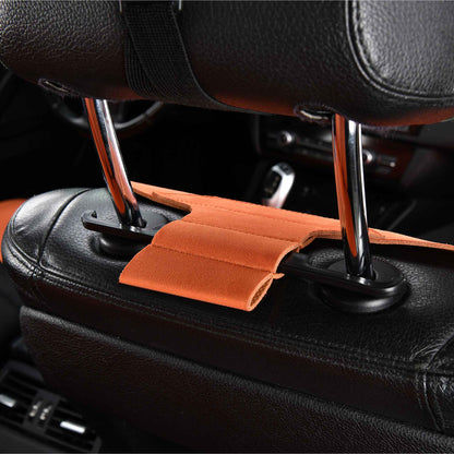 Luxus SeatSkin™ Housses de Siège sur Mesure en Suédine – Motif Losange Rouge Cerise