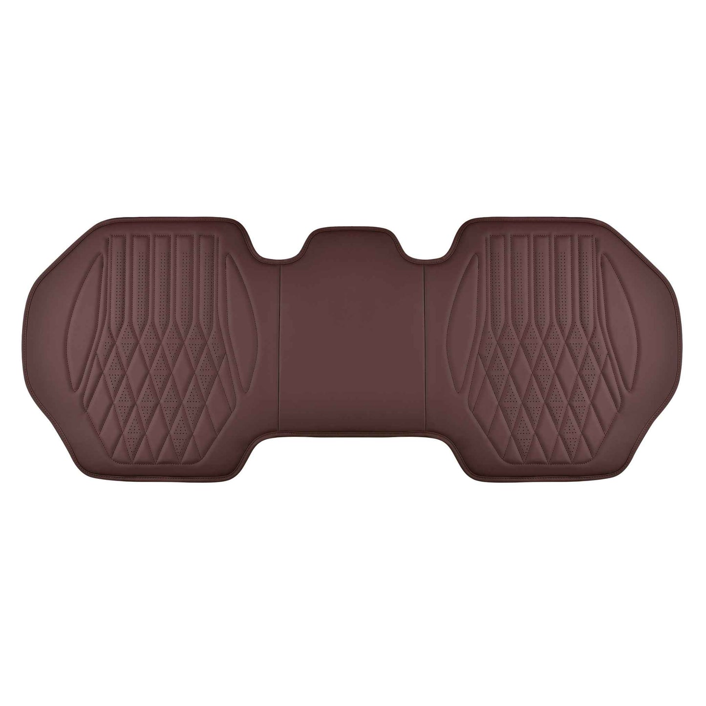 Luxus SeatSkin™ Housses de Siège sur Mesure en Similicuir – Motif Losange Rouge Ferrari