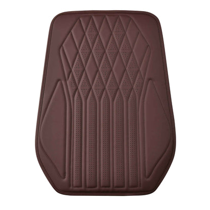Luxus SeatSkin™ Housses de Siège sur Mesure en Similicuir – Motif Losange Noir Onyx
