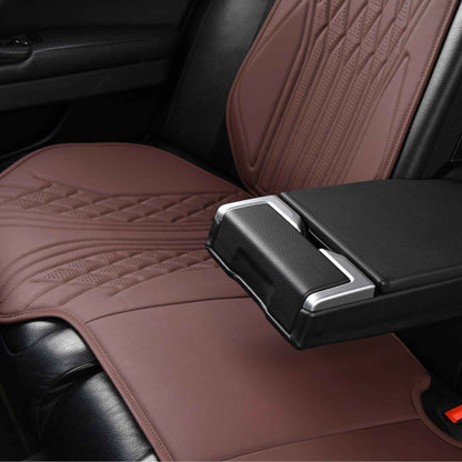 Luxus SeatSkin™ Housses de Siège sur Mesure en Similicuir – Motif Losange Rouge Ferrari