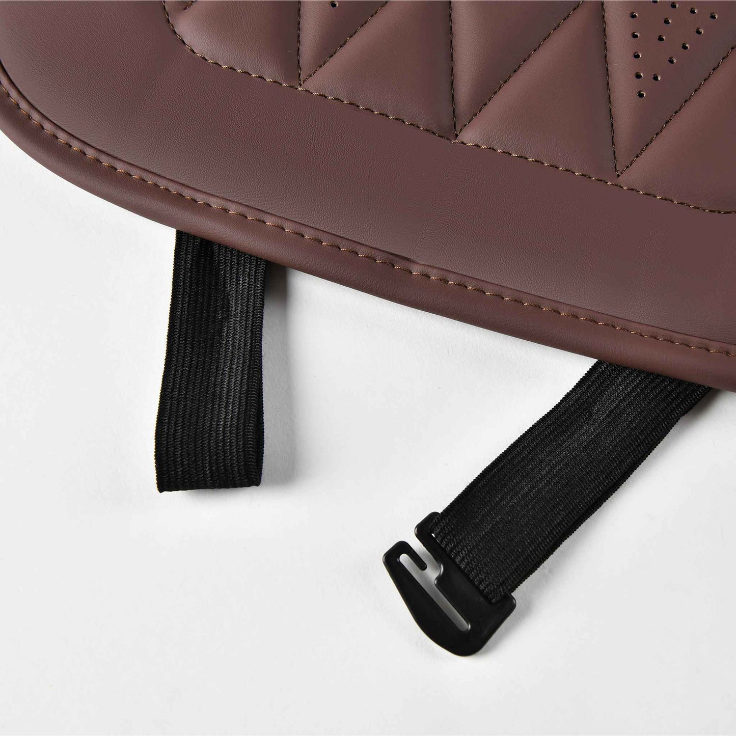 Luxus SeatSkin™ Housses de Siège sur Mesure en Similicuir – Motif Losange Beige Crème