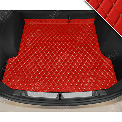 Tapis de Coffre sur Mesure Premium Luxus – Motif Losange Rouge Ferrari
