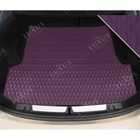 Tapis de Coffre sur Mesure Premium Luxus – Motif Double Losange Violet Nocturne