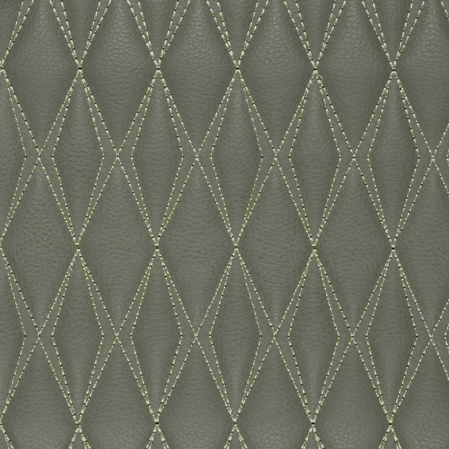 Tapis de Coffre sur Mesure Premium Luxus – Motif Double Losange Brun Kaki