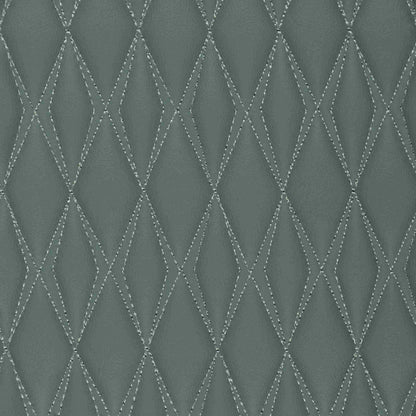 Tapis de Coffre sur Mesure Premium Luxus – Motif Double Losange Gris Sauge