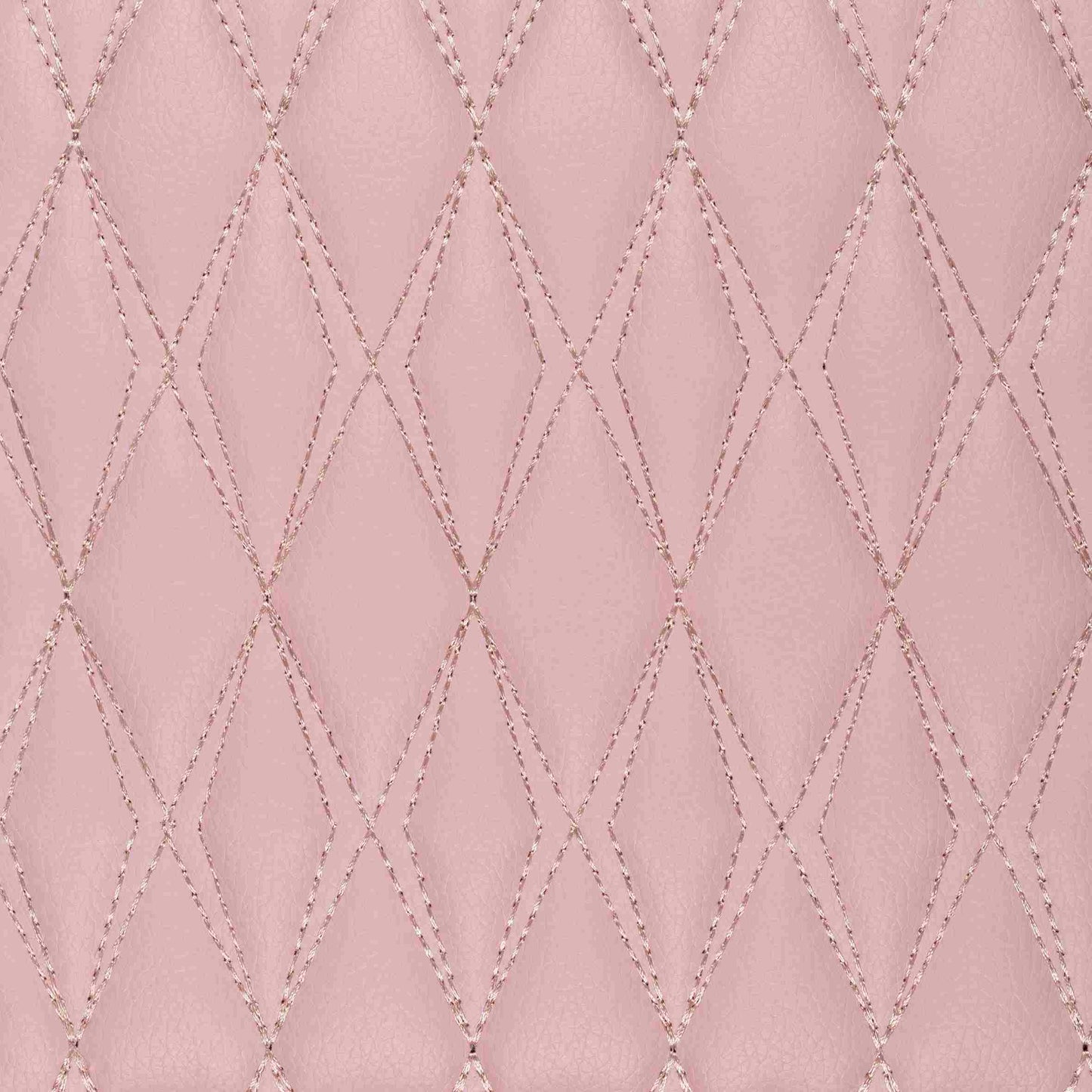 Tapis de Coffre sur Mesure Premium Luxus – Motif Double Losange Rose Céleste