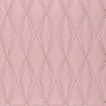 Tapis de Coffre sur Mesure Premium Luxus – Motif Double Losange Rose Céleste