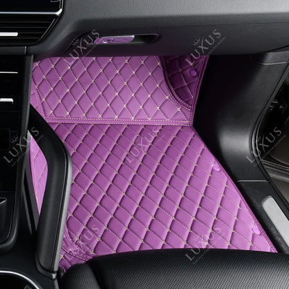 Tapis de Sol 3D sur Mesure Premium Luxus – Motif Losange Mauve Lavande