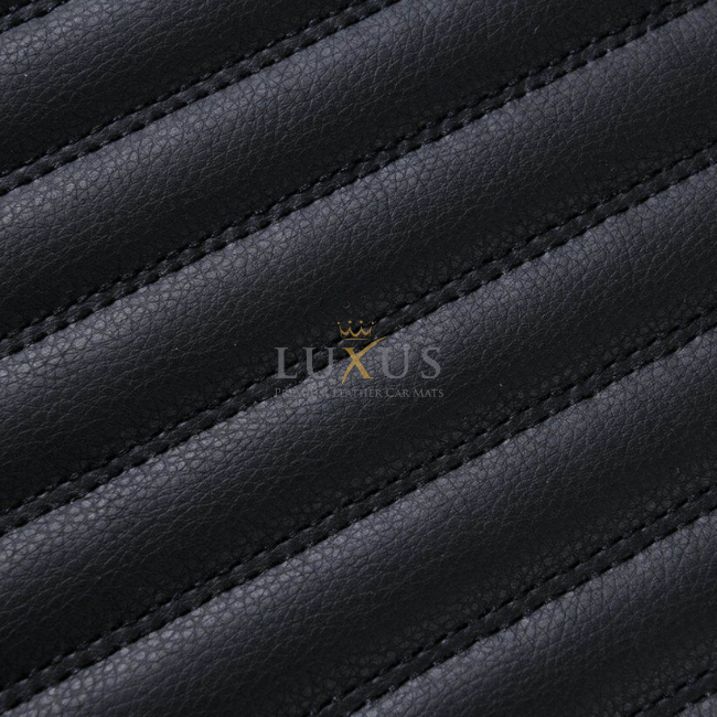 Luxus Tapis de Sol Premium 3D sur Mesure – Motif Bandes Noir