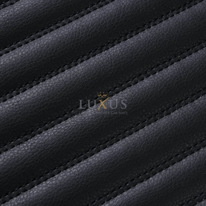 Luxus Tapis de Sol Premium 3D sur Mesure – Motif Bandes Noir