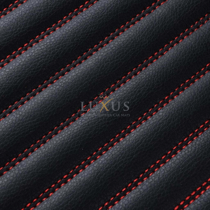 Luxus Tapis de Sol Premium 3D sur Mesure – Motif Bandes Noir