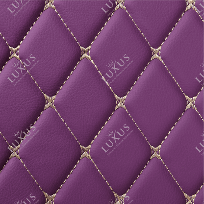 Tapis de Sol 3D sur Mesure Premium Luxus – Motif Losange Mauve Lavande