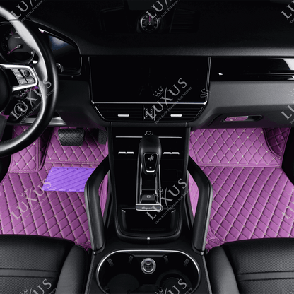Tapis de Sol 3D sur Mesure Premium Luxus – Motif Losange Mauve Lavande